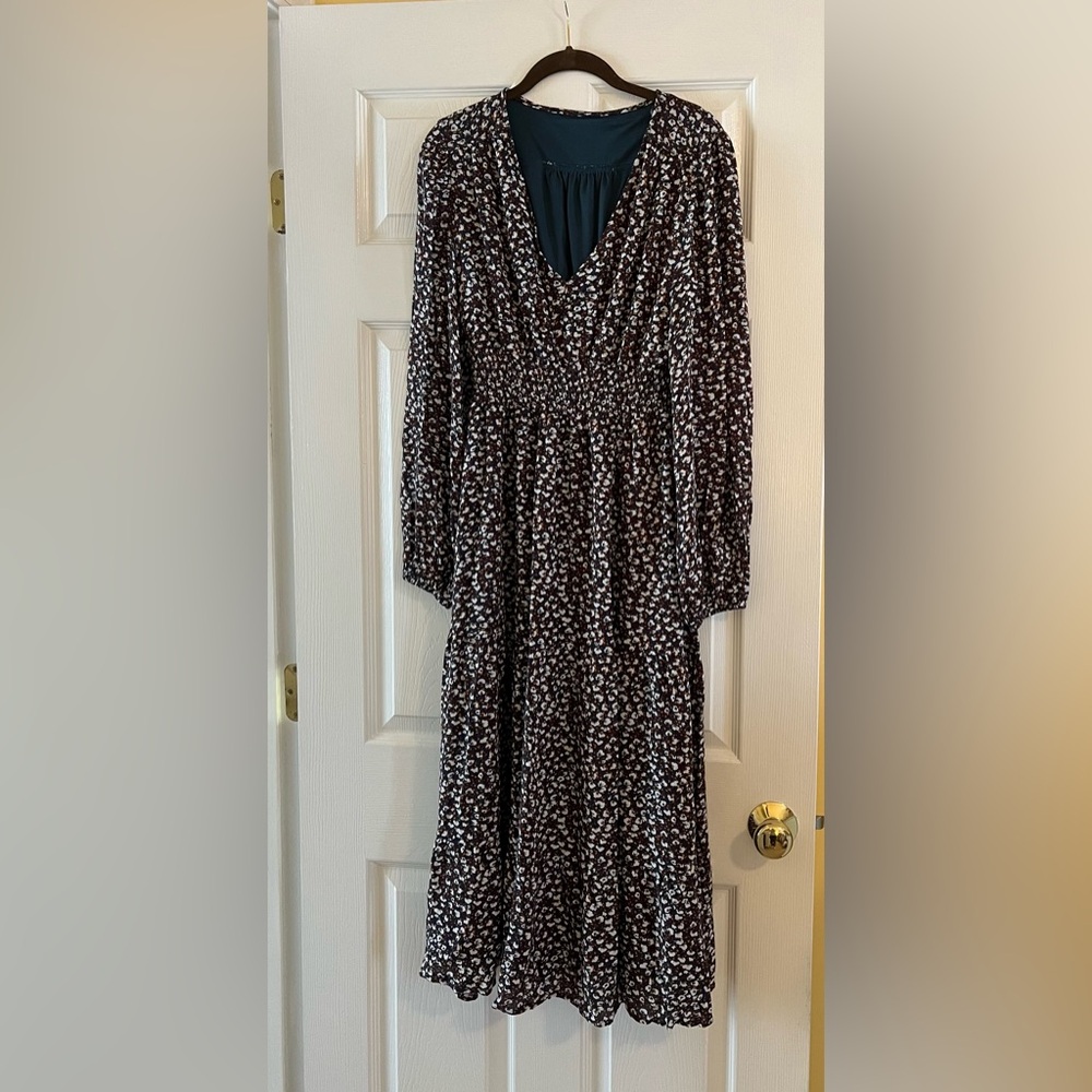 Dress Up long sleeve midi dress